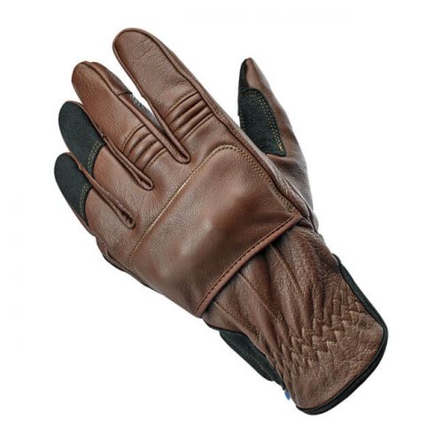 Guantes Biltwell Belden de piel chocolate/negro