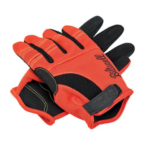 BILTWELL MOTO GLOVES ORANGE-BLACK-YELLOW