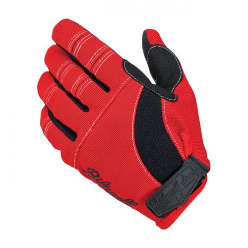 BILTWELL MOTO GLOVES RED-BLACK-WHITE 2