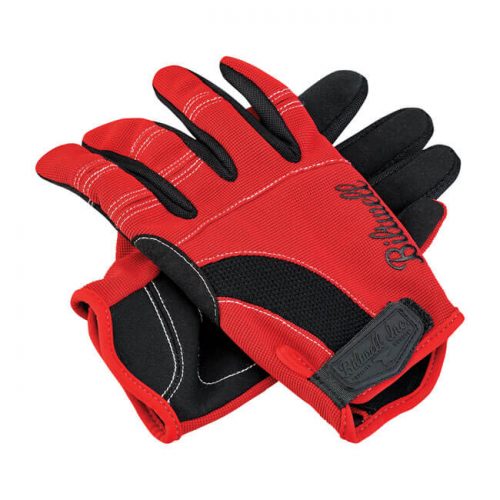 BILTWELL MOTO GLOVES RED-BLACK-WHITE