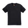 Camiseta básica de la marca Carhartt fabricada en 100% algodón. Cuello redondo y etiqueta de clip con el logo de la marca negra