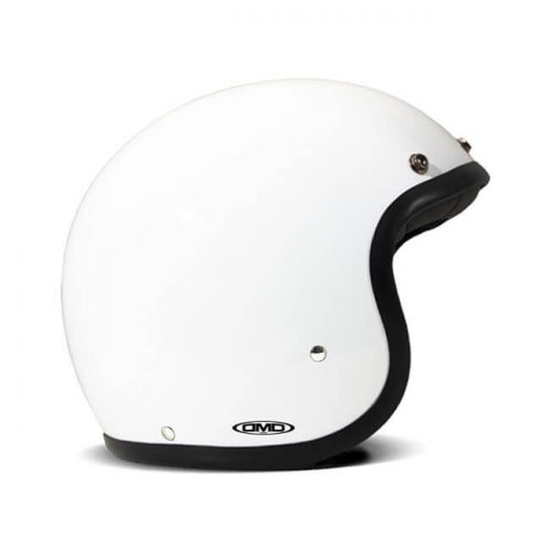 Casco jet DMD Vintage Solid White ECE