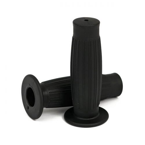 GRIPSTER, HANDLEBAR GRIP SET BLACK WITH BIG FLANGE 1 PULGADA 1