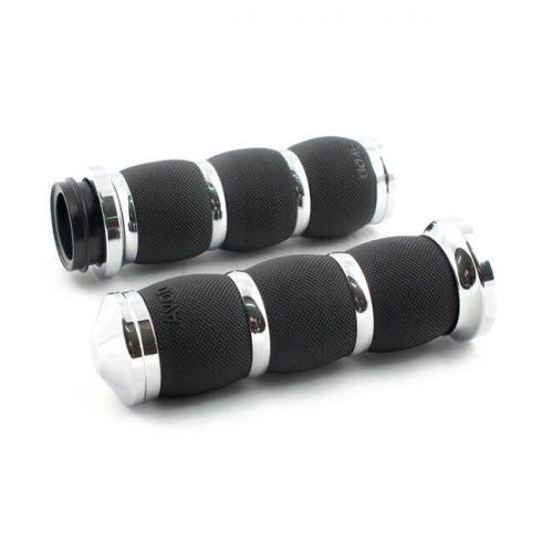Puños Avon Air cushion para e-throttle cromados