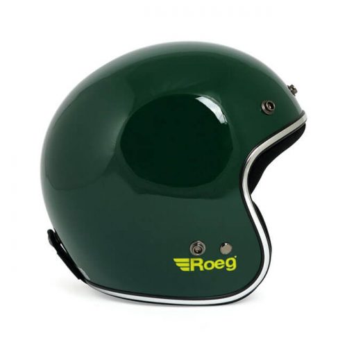 Casco jet Roeg Green Gloss ECE