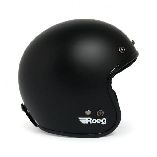 Casco jet Roeg Matte Black ECE