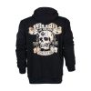 Sudadera lucky 13 booze bikes & broads zip