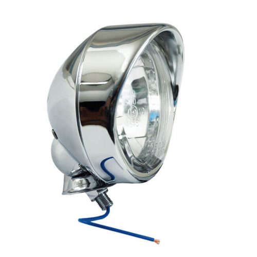 faro auxiliar T-bone 3 1-2 pulgadas cromado con visera